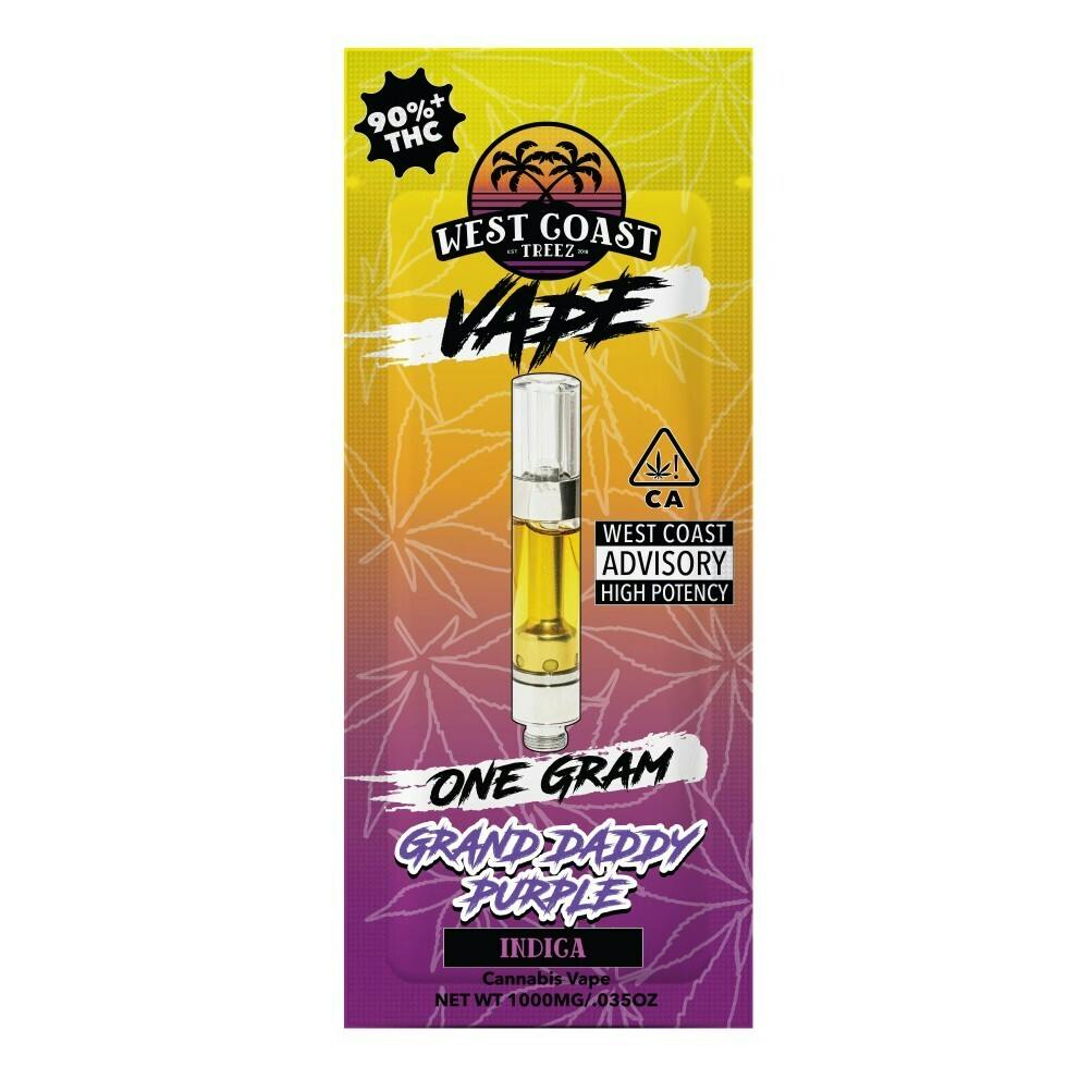 Grand Daddy Purple - Indica - VAPE Cartridge - [1g] - Tree Factory