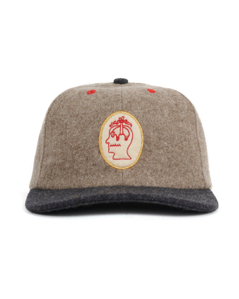 Brooks Brother California Wool Flannel Hat - Taupe/Grey – Brain Dead