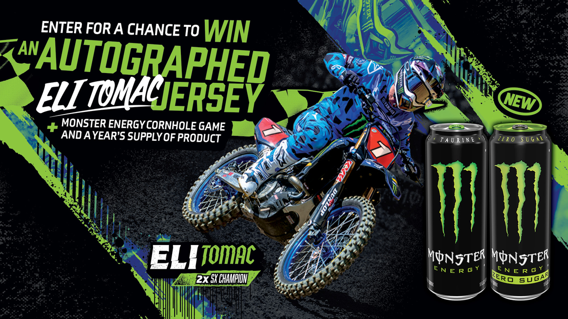 Monster Energy® Chance to Win a Signed Motocross Jersey Sweepstakes