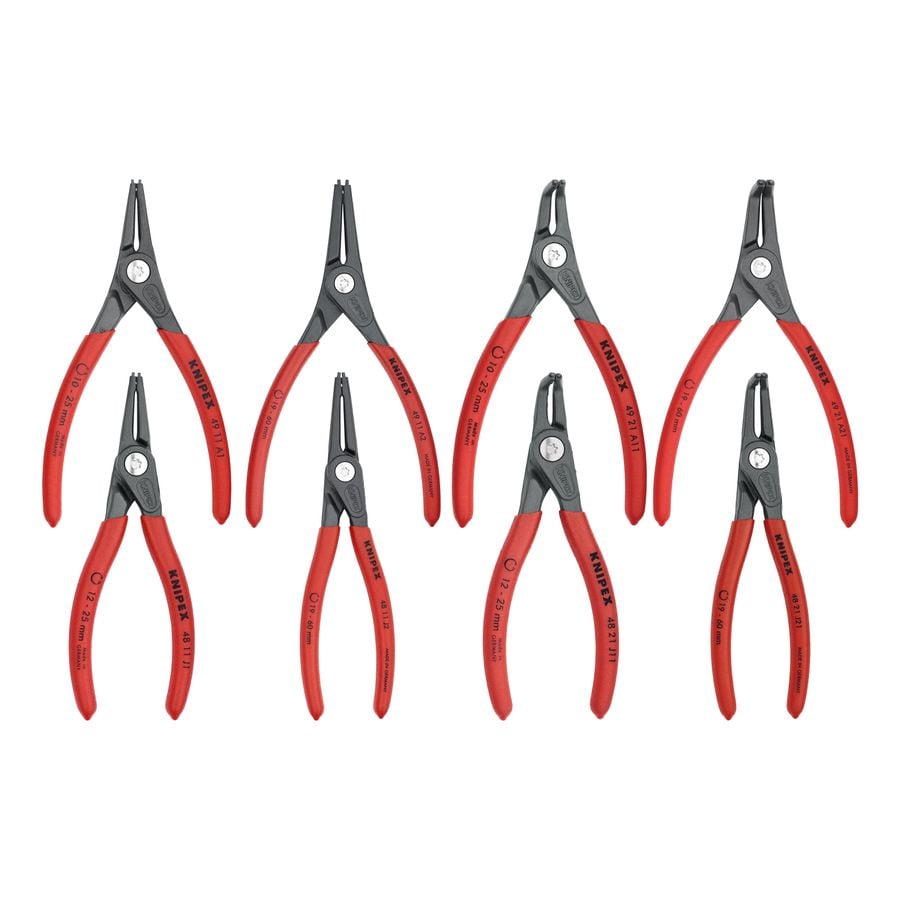 8 Pc Precision Snap Ring Pliers Set | KNIPEX Tools