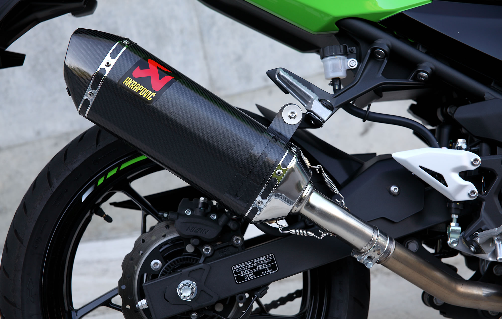 Ninja400(EX400G) スリップオンマフラー3