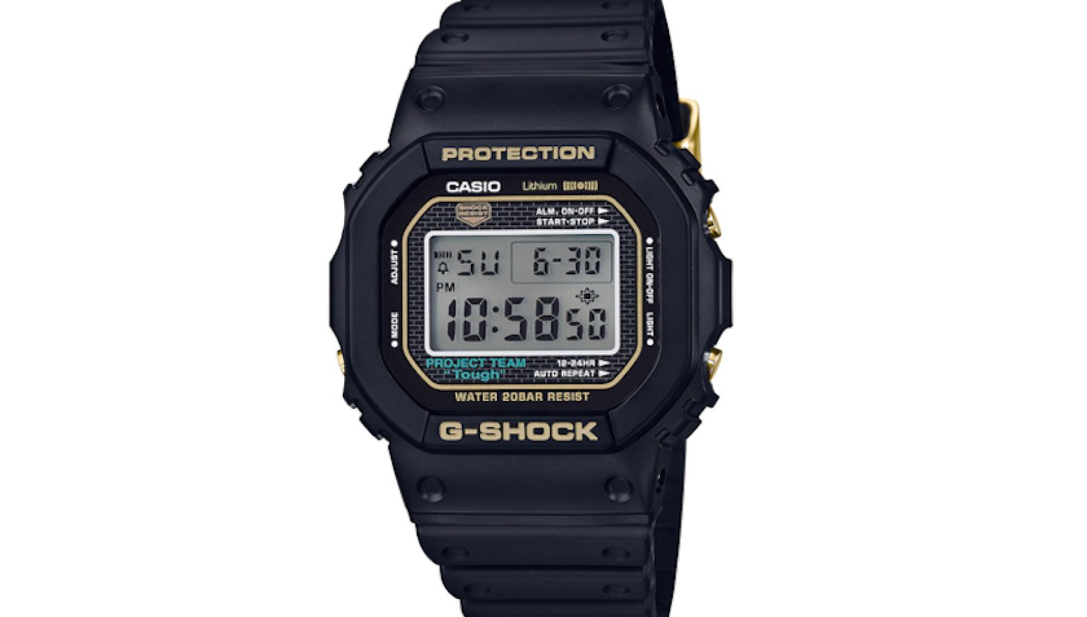 原点回帰したG-SHOCKの傑作。35周年記念に相応しいブラック×ゴールドに