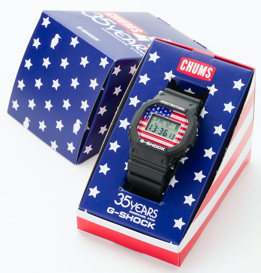 チャムスとG-SHOCKが35周年。遊び心満点のアニバーサリーモデル誕生