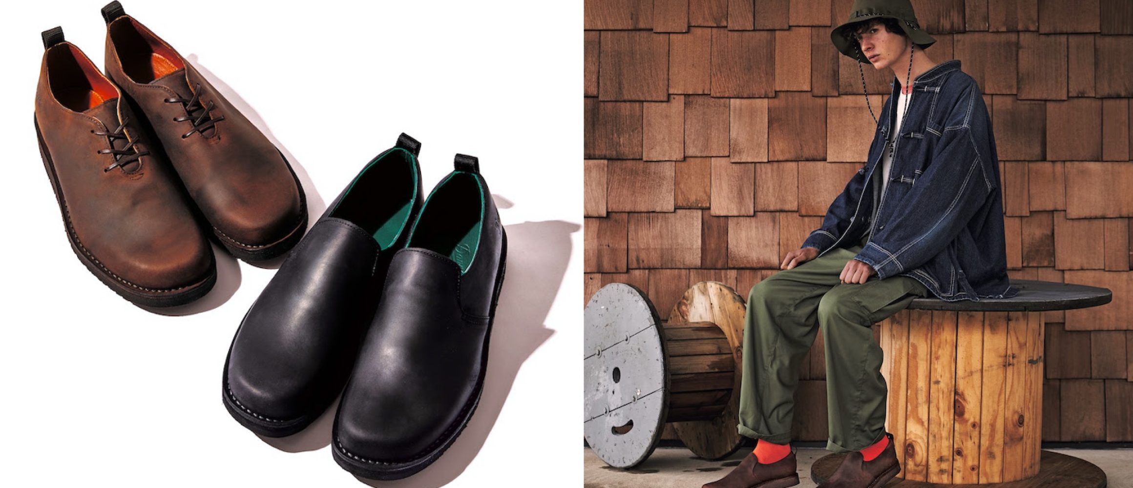 カジュアルスタイルにも最適な、ダナーのコンフォート系レザーシューズ