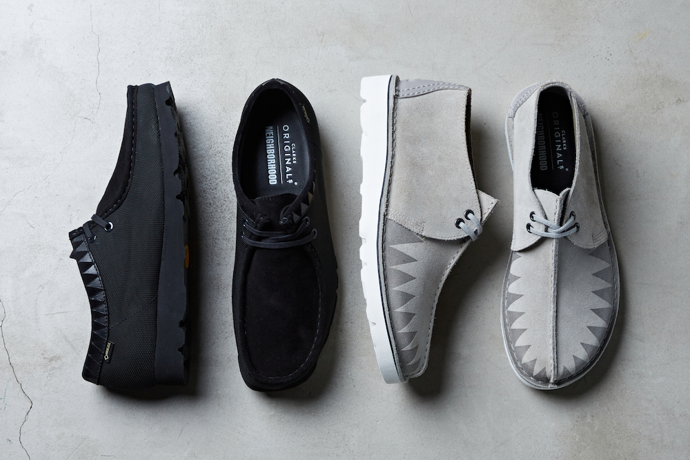 ネイバーフッドとクラークスが初コラボ！ 名作「ワラビー」が異素材