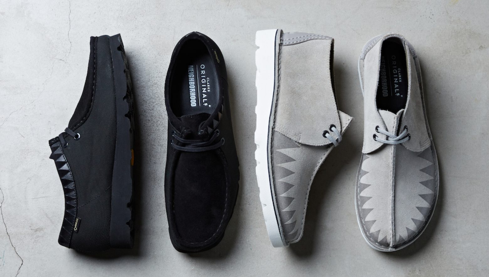 ネイバーフッドとクラークスが初コラボ！ 名作「ワラビー」が異素材