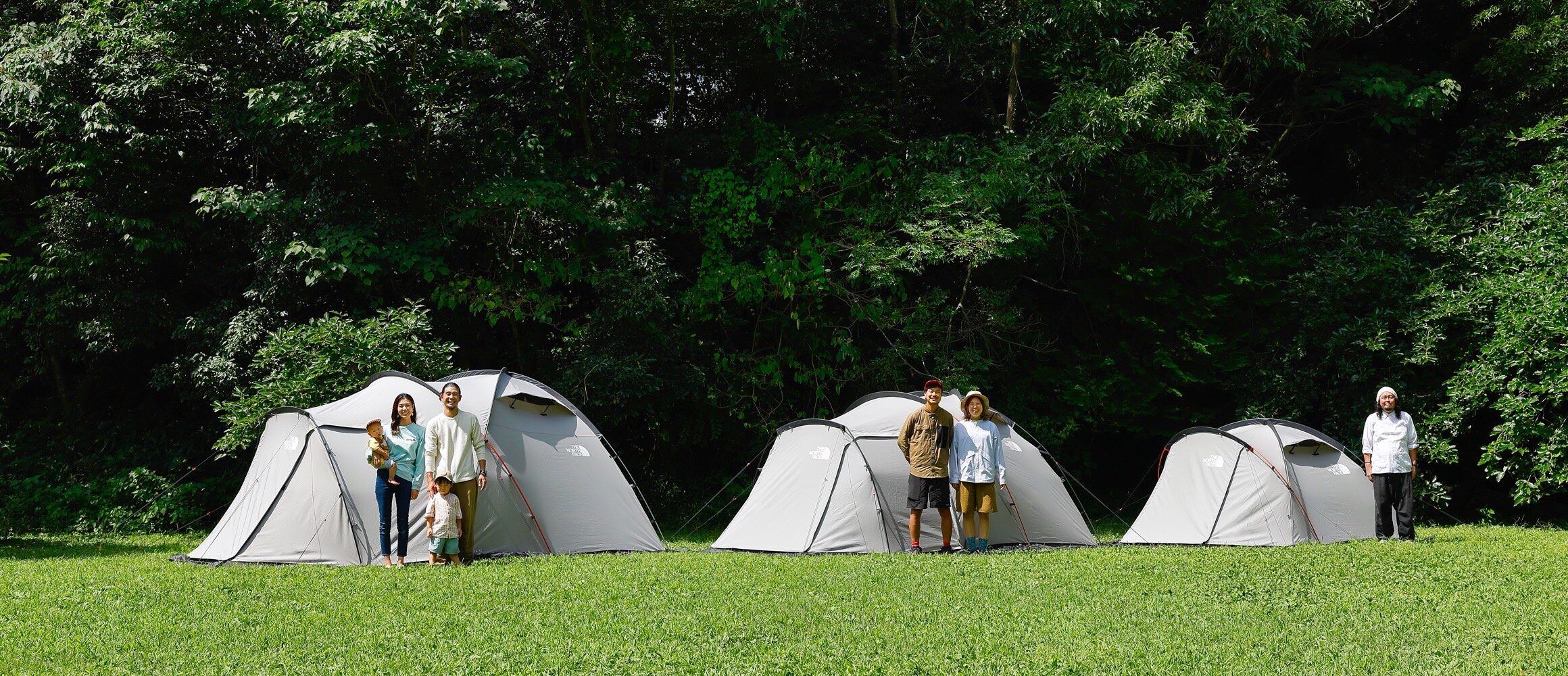 ザ・ノース・フェイスのテント、LANDERに難燃性を備えたTCシリーズ登場