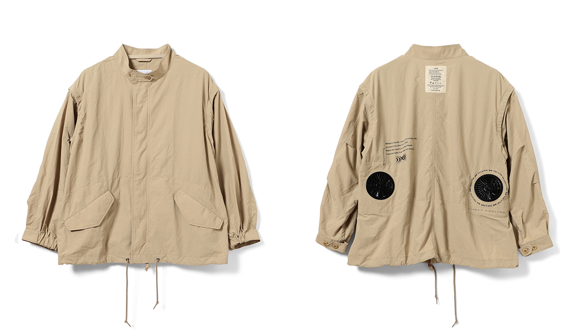 モッズジャケット型の空調服®!? ファン付きウエアの「空調服®」を