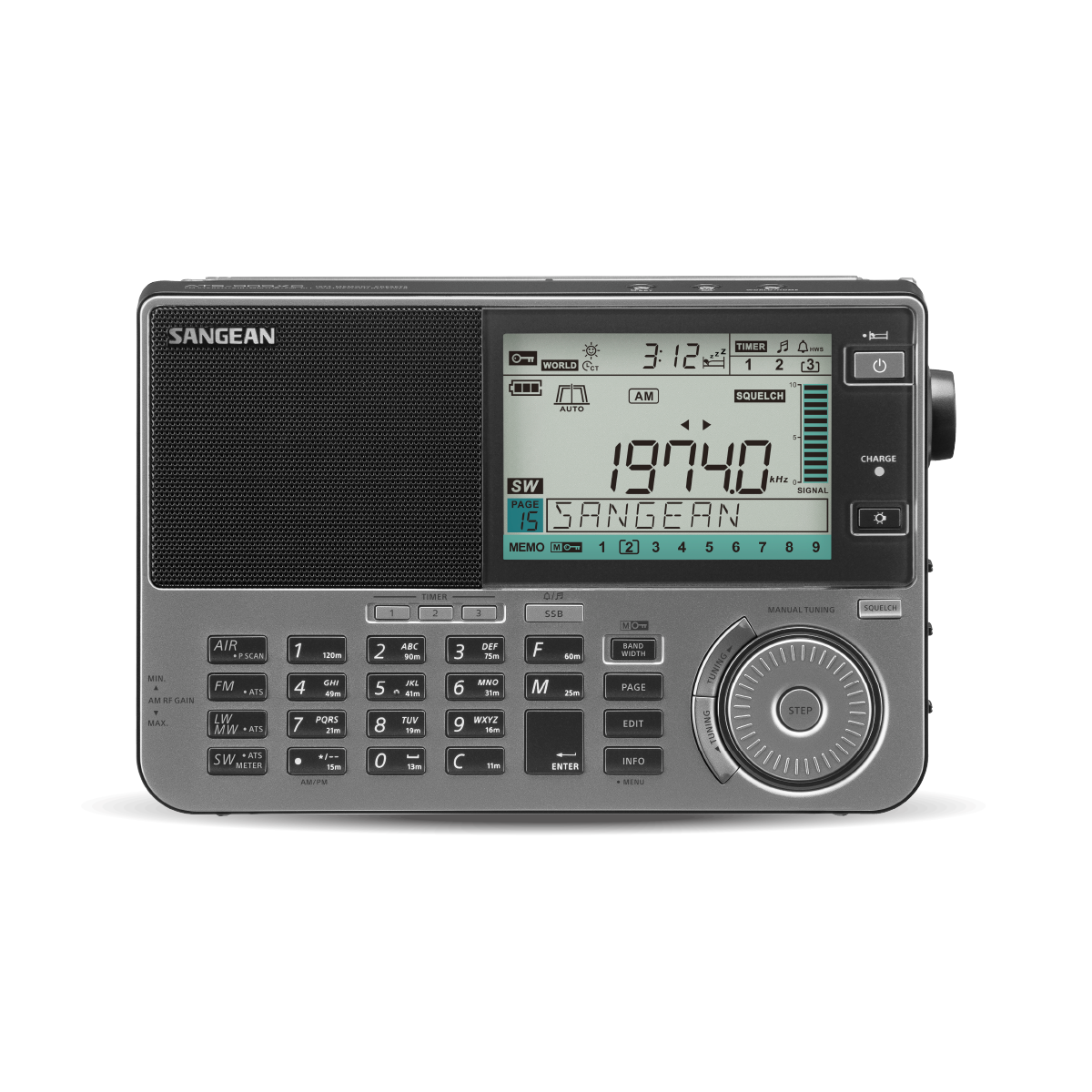 ATS-909X2 FM/SW/MW/LW/Air Receiver│SANGEAN Electronics