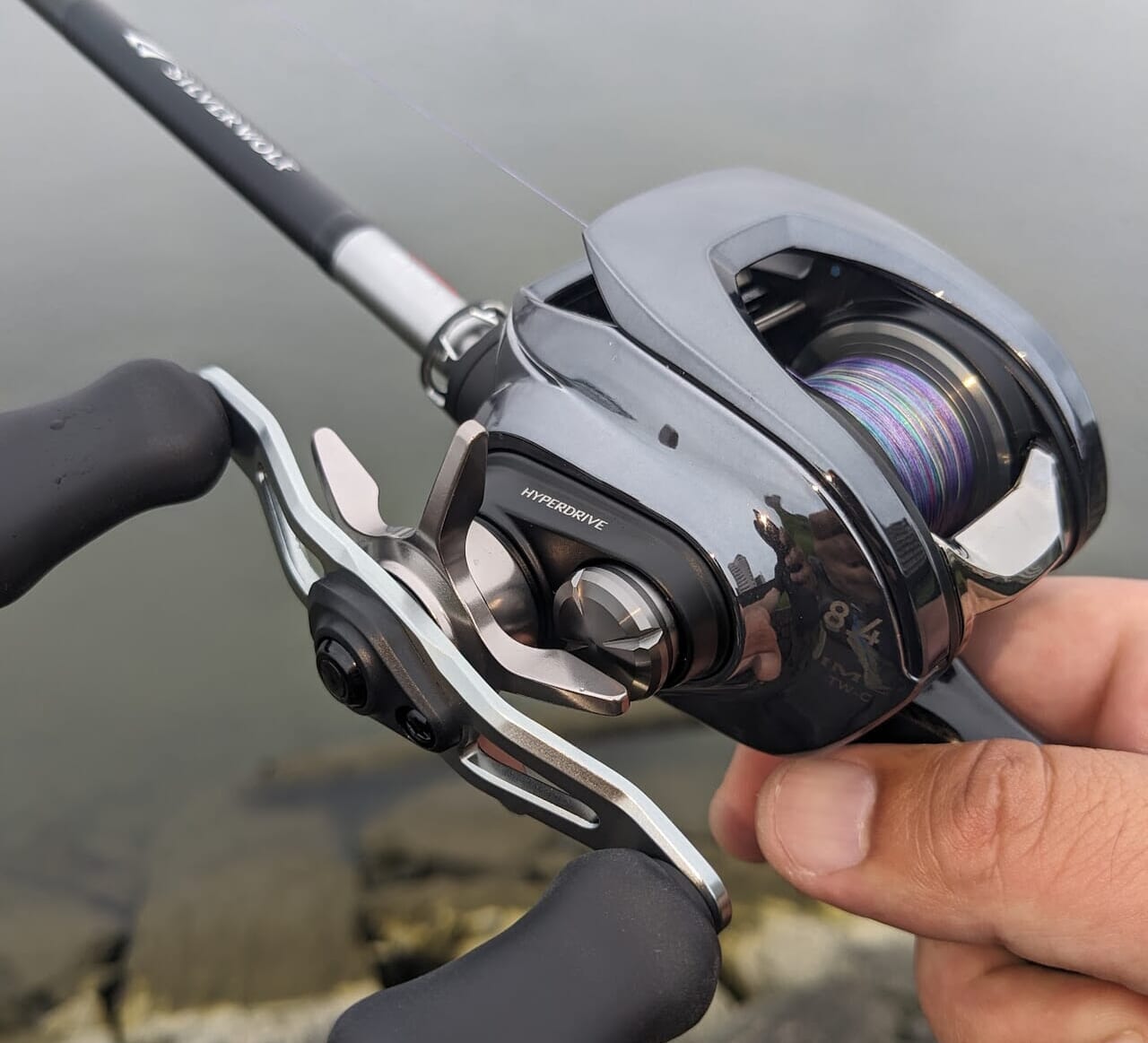 ダイワの新チニングロッドのスピニングモデル「シルバーウルフMX 76ML