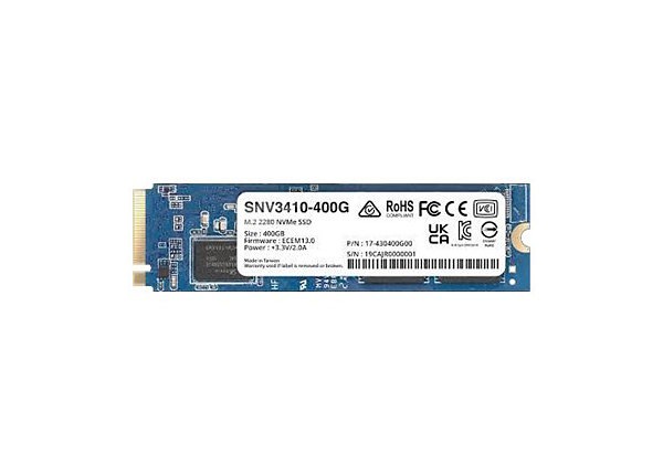 Synology SNV3410 - SSD - 400 GB - PCIe 3.0 x4 (NVMe) - SNV3410