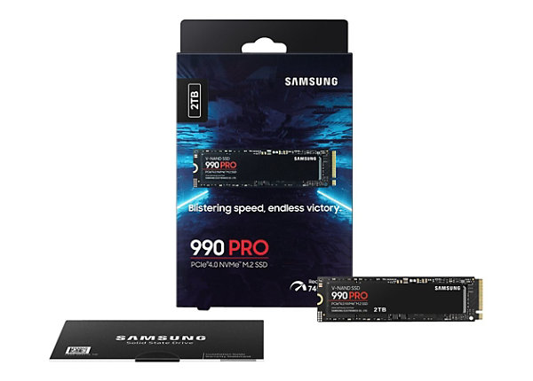 Samsung 990 PRO MZ-V9P2T0B/AM - SSD - 2 TB - PCIe 4.0 x4 (NVMe