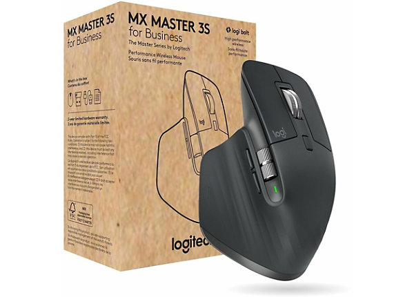 Logitech MX Master 3S for Business, Wireless Mouse with Quiet
