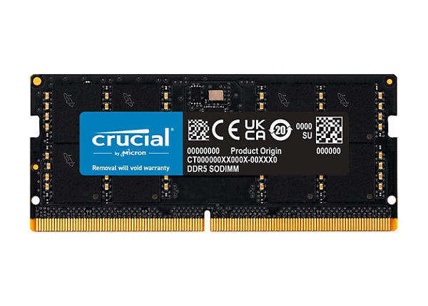 Crucial - DDR5 - module - 32 GB - SO-DIMM 262-pin / PC5-44800