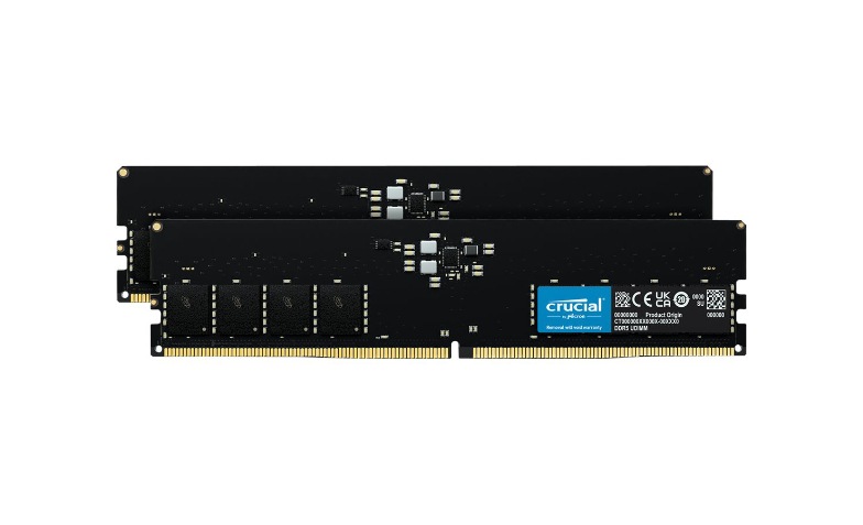 Crucial - DDR5 - kit - 64 GB: 2 x 32 GB - DIMM 288-pin - 5600 MHz