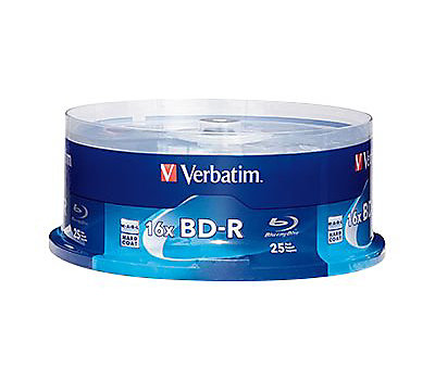 Verbatim - BD-R x 25 - 25 GB - storage media - 97457 - DVD & Blu