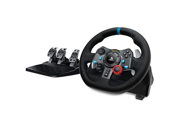 Logitech G29 Driving Force Racing Wheel and Adjustable Floor