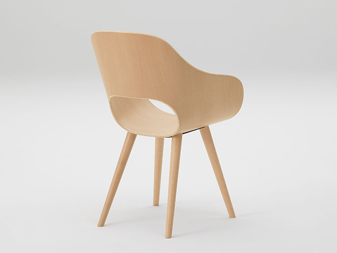 Roundishアームチェア（板座） | 【公式】マルニ木工オンライン