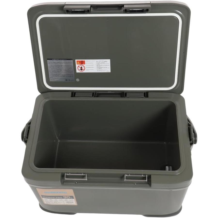 シマノ アイスボックス PRO 30L カーキ NX-030V: キャンプ