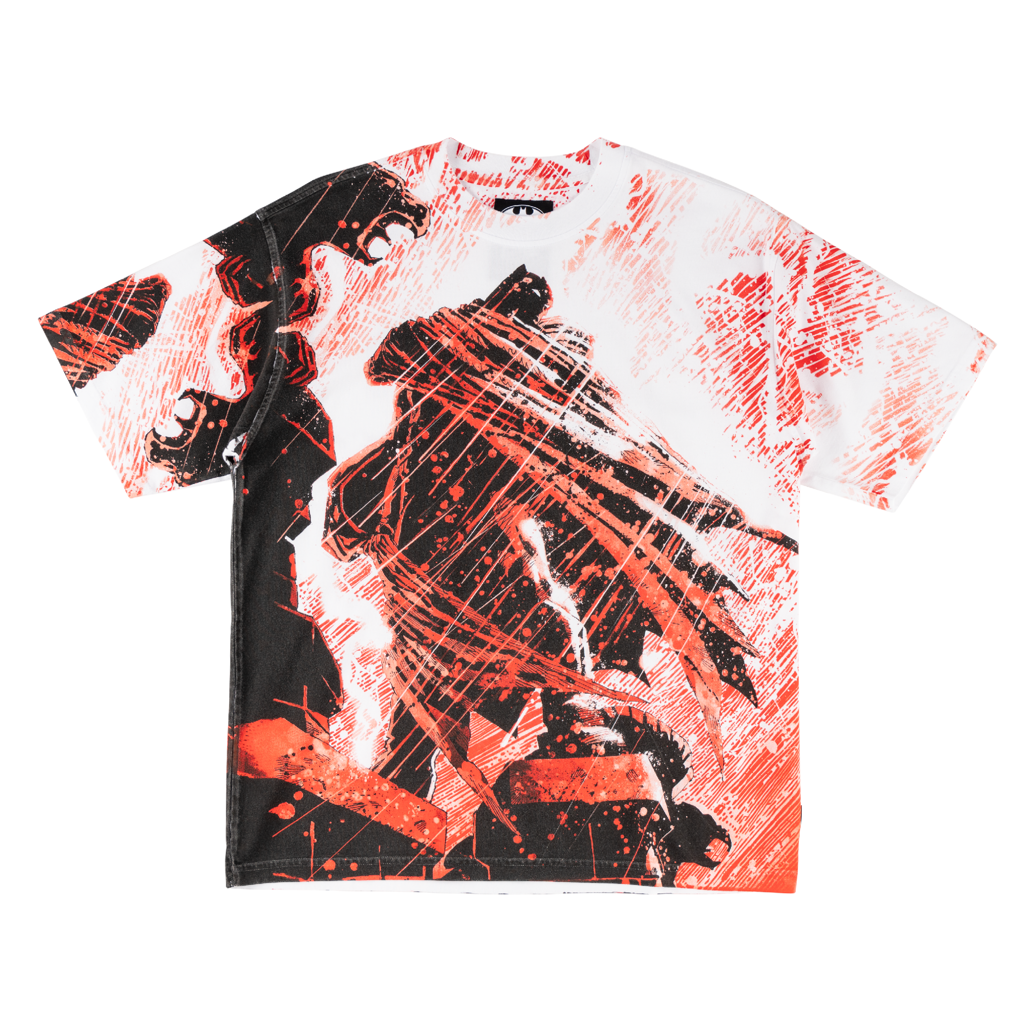 Batman x Welcome - Gargoyle All-Over Print Boxy Knit Tee – Welcome