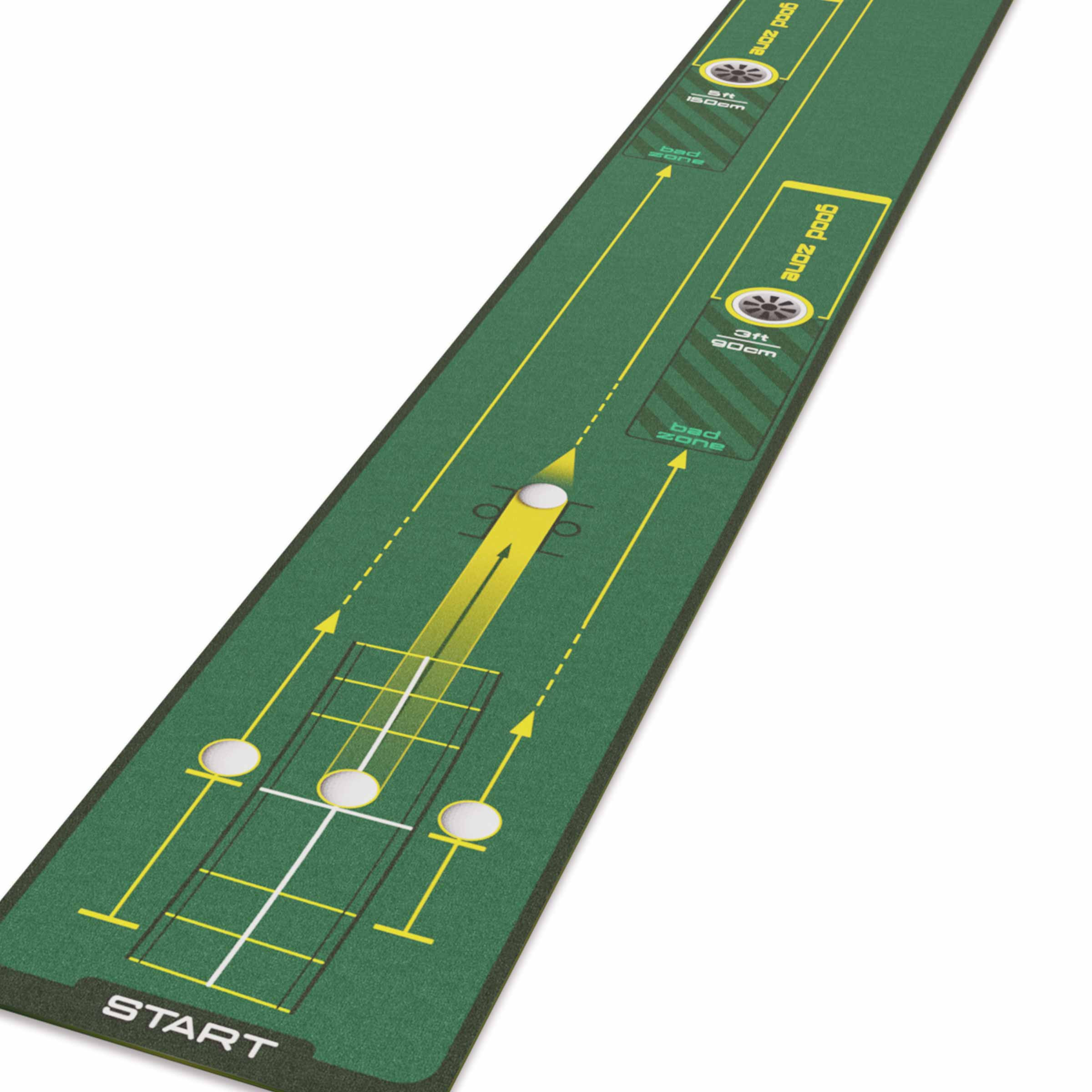 Putting training mat golf indoor - 10ft Start 2.0 | Wellputt