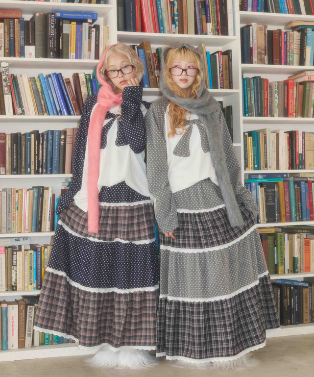 パッチワークティアードスカート – WEGO ONLINE STORE