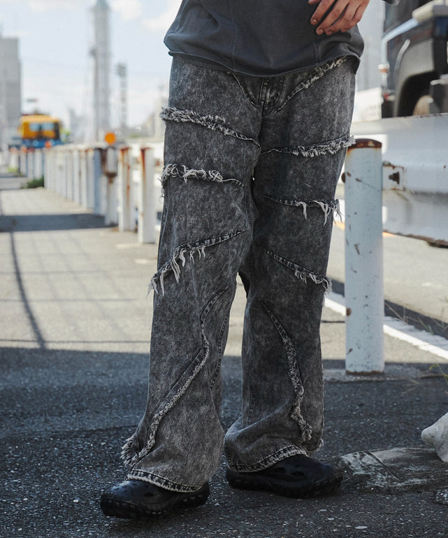 ダーツフリンジデニムパンツ – WEGO ONLINE STORE