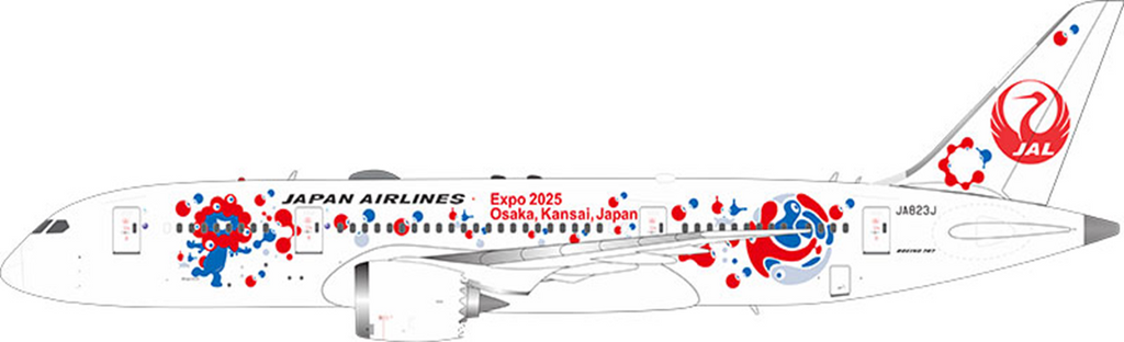 July Release AV400 Japan Airlines Boeing 787-8 Dreamliner 