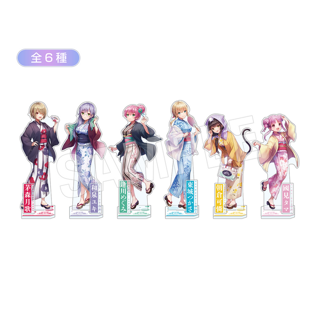 ヘブンバーンズレッド×豊島園 庭の湯 コラボ 等身アクリルスタンド