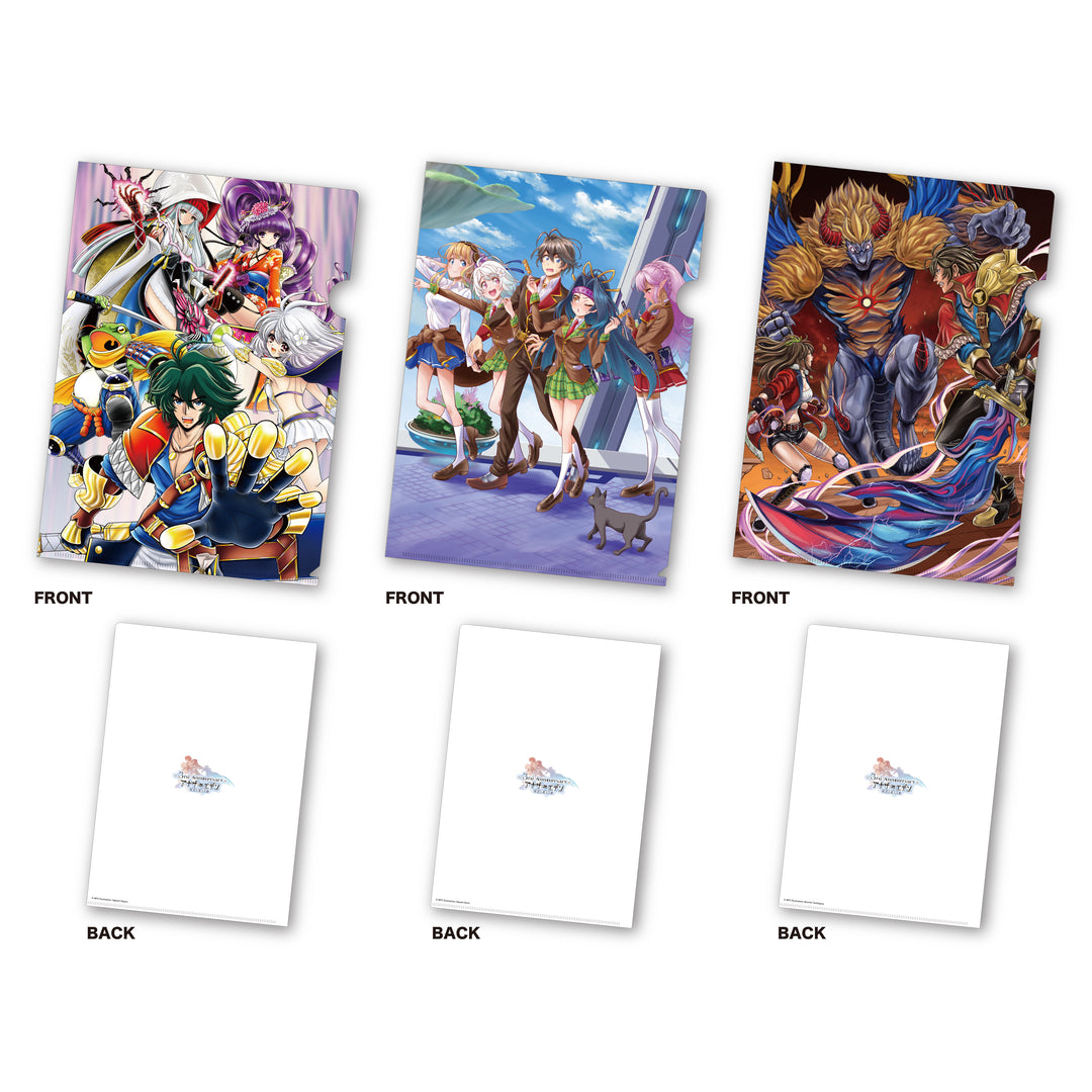 アナザーエデン 人気漫画家コラボアート クリアファイル3枚セット