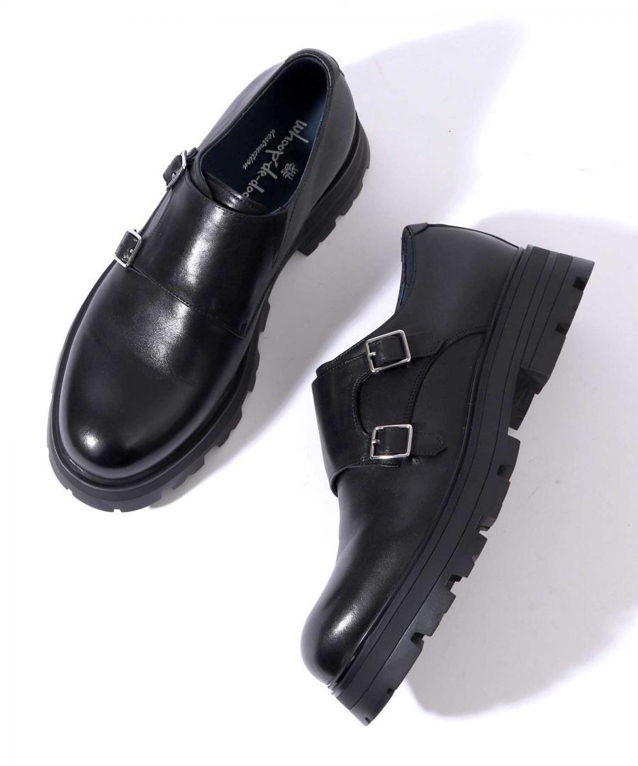 厚底ダブルモンクシューズ | カジュアルシューズ | whoop-de-doo