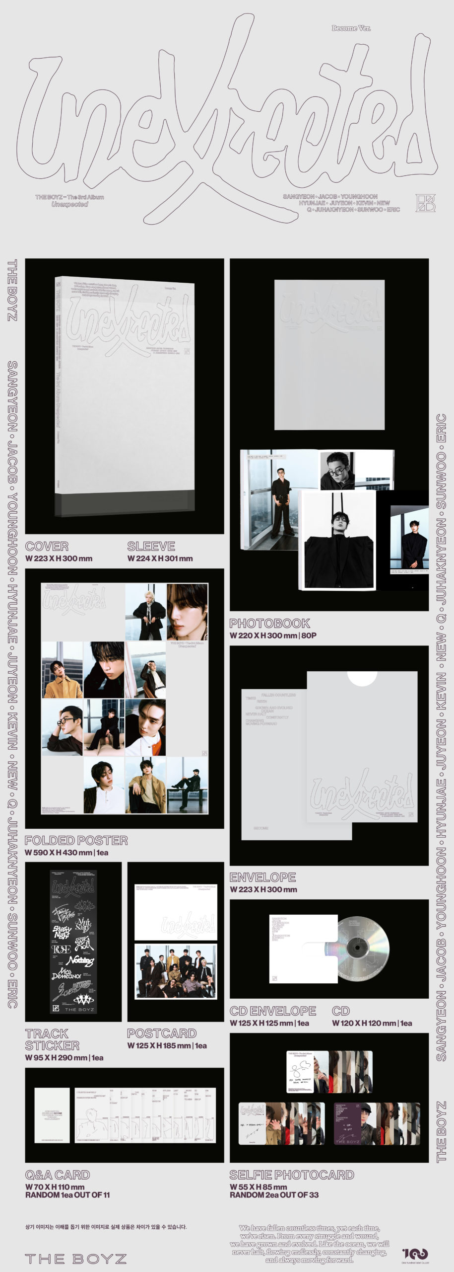 3月21日更新) THE BOYZ The 3rd Album 'Unexpected' 販売・オンライン