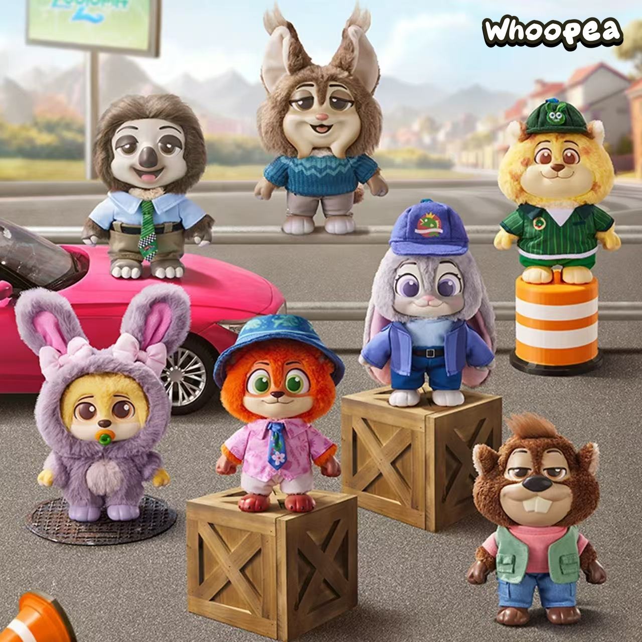MINISO Zootopia V2 Daily Life Vinyl Plush Pendant Blind Box – WHOOPEA