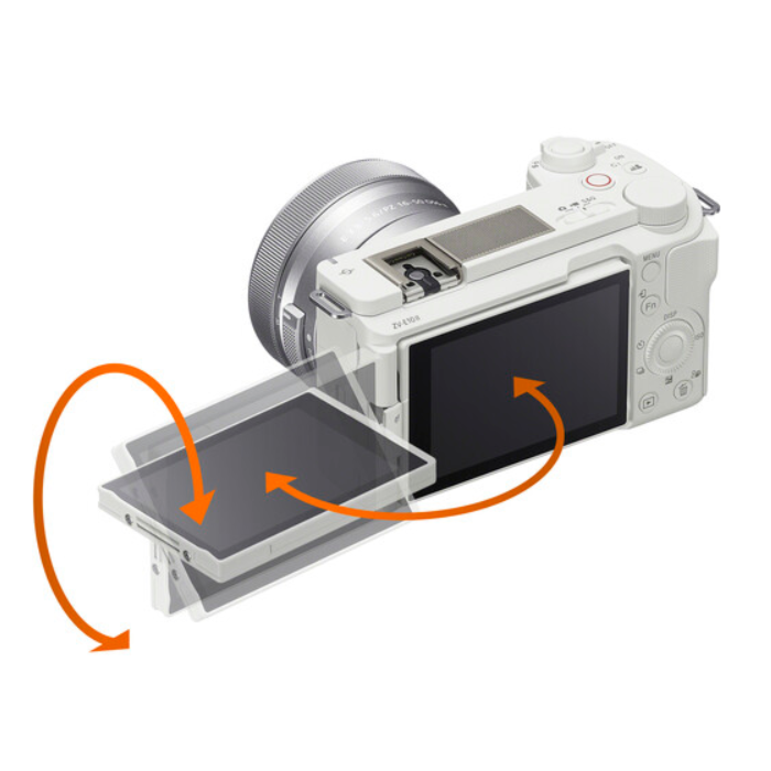 Sony ZV-E10 II Mirrorless Camera for Streaming - White | Woodland