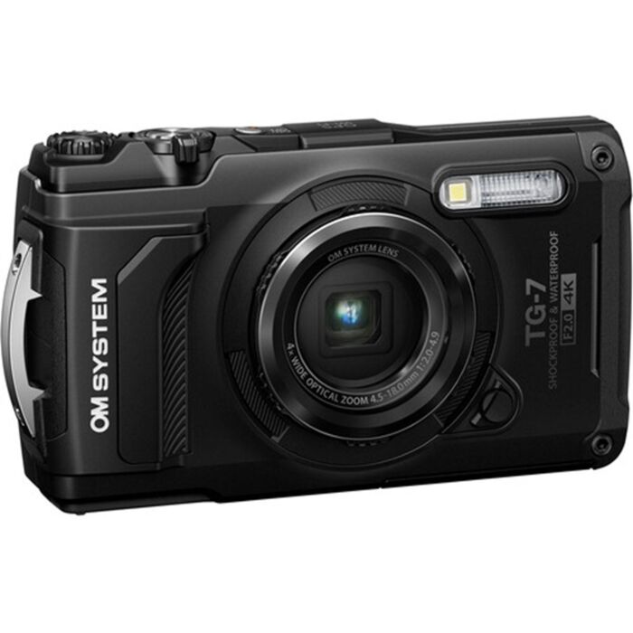 OM System Tough TG-7 Digital Camera - Black | Olympus TG-7