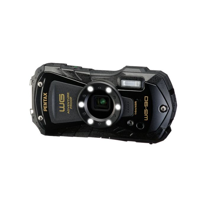Ricoh Pentax WG-90 Waterproof Digital Camera - Black | Woodland