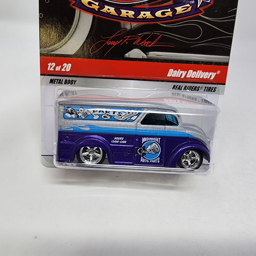 Dairy Delivery #12 * Silver/Purple * Hot Wheels Garage Larry's