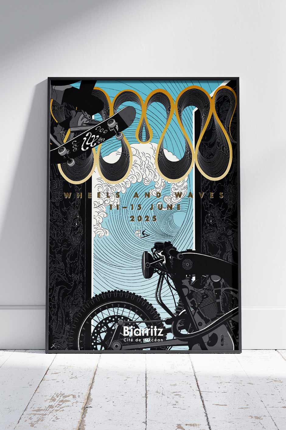 HEAVEN'S DOOR POSTER #14 - Wheels and Waves