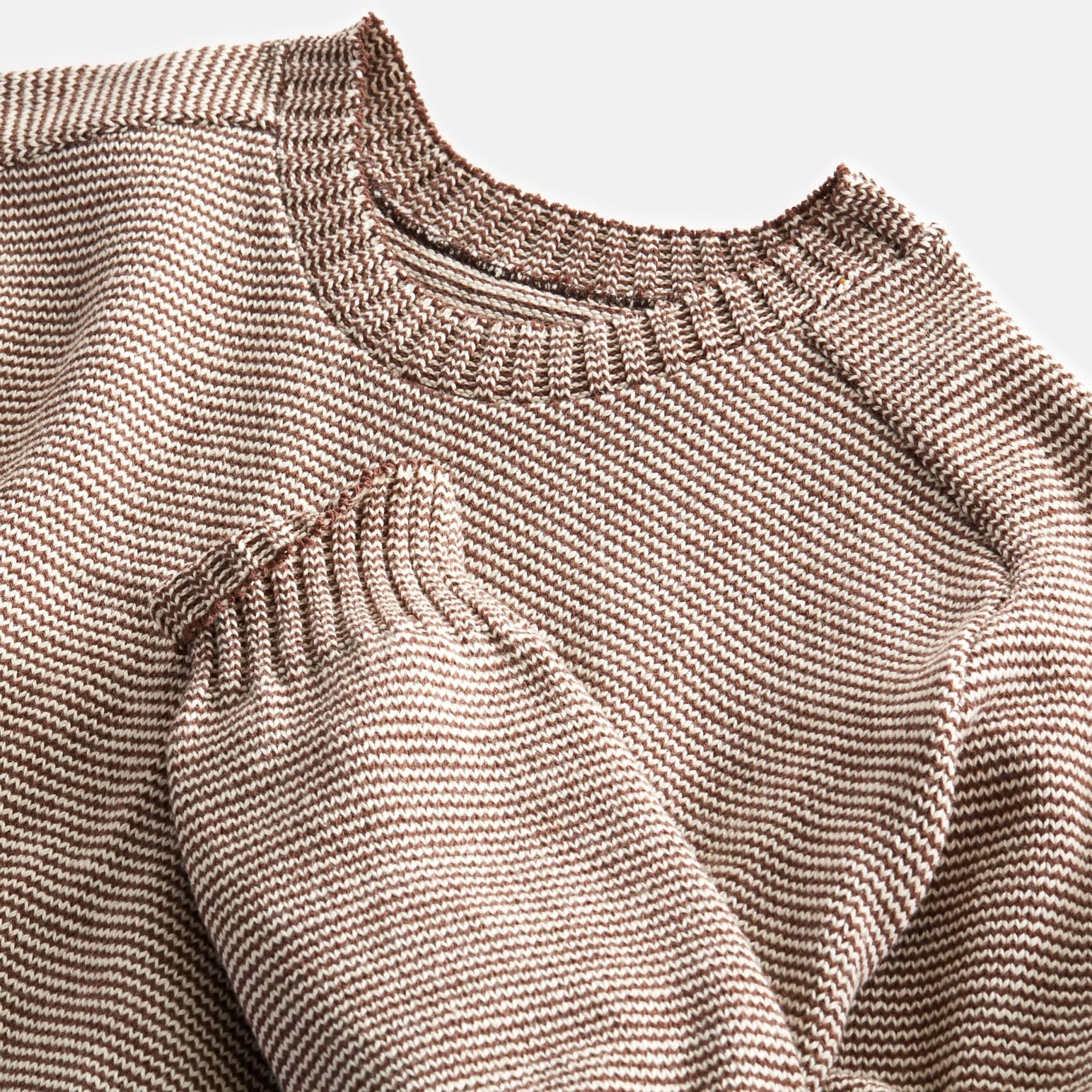 Westport Saddle Shoulder - Striped Cotton | Whalerknits