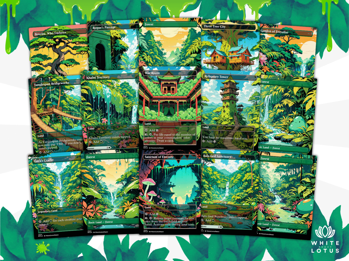 Ooze tribal mtg proxy commander deck waifu