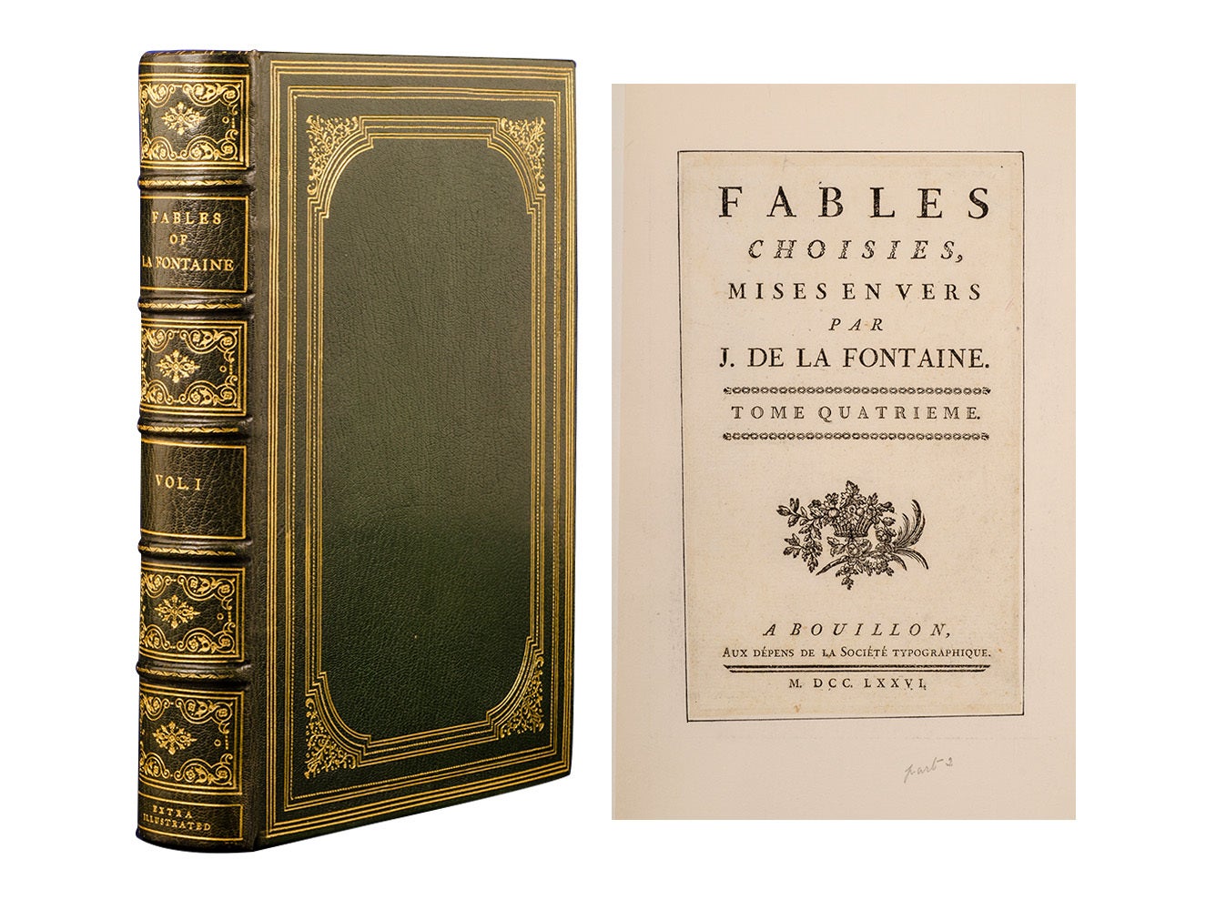 The Fables of La Fontaine Extra-illustrated in 2 vols. | Jean de