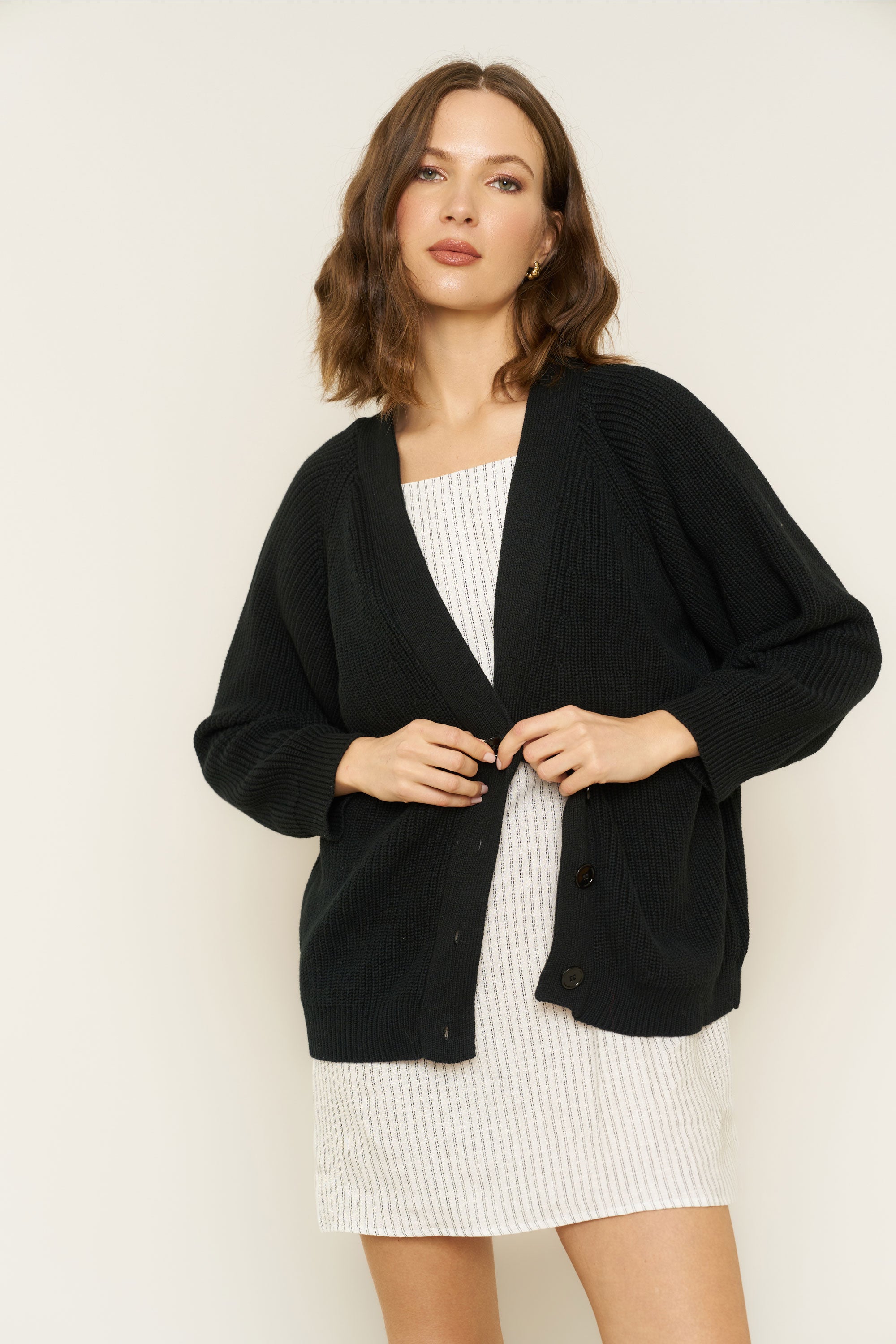 Chloe Cardigan in Black · Whimsy & Row ~ Sustainable Clothing
