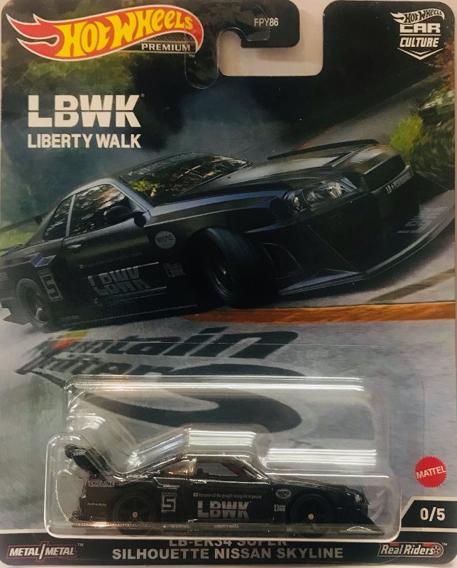 LB-ER34 SUPER SILHOUETTE NISSAN SKYLINE (BLACK/CHASE) - warehouse