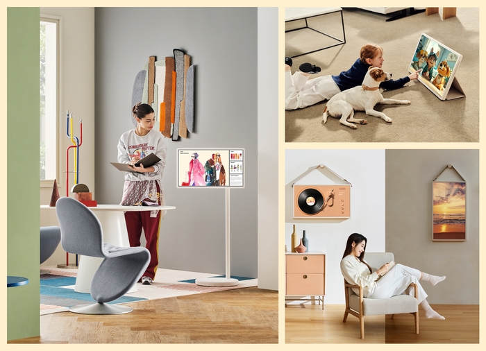 LG電子が画面部をスタンドと分離してさらに自由に使用でき、バッテリー