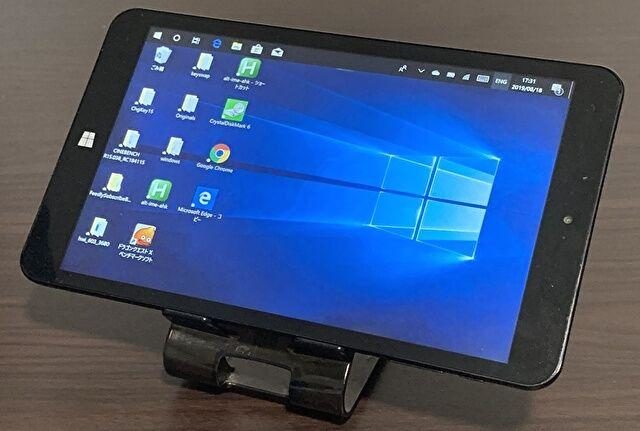 Jumper EZPad Mini 5 実機レビュー、360gの8型 1万円のWin 10タブ