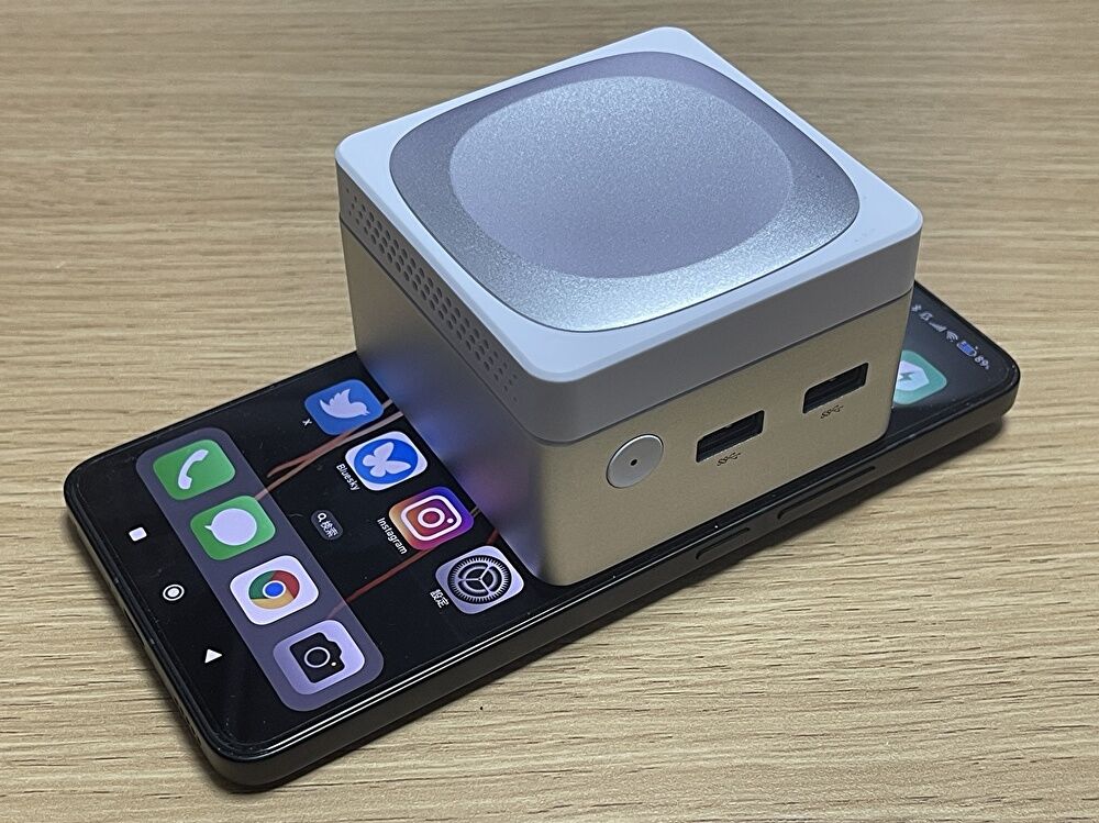 SkyBarium T-BOX Pro、N100 ミニPC 実機レビュー。73mm幅の超小型、Alt