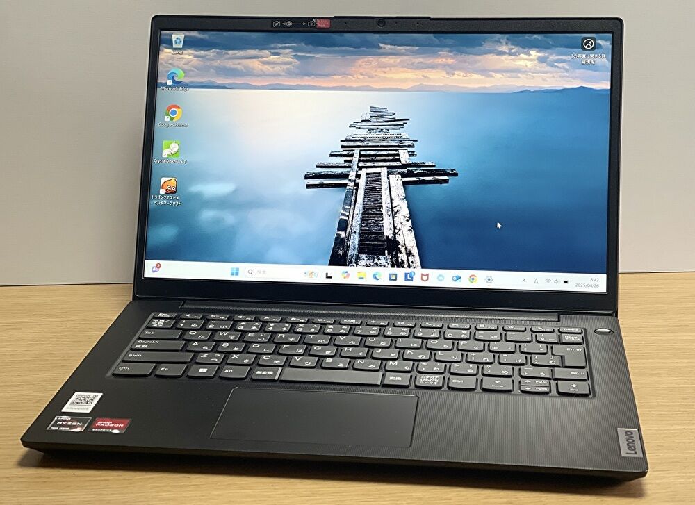 Lenovo V14 Gen 4 AMD 実機レビュー、Ryzen 5 7430Uのエントリー構成は