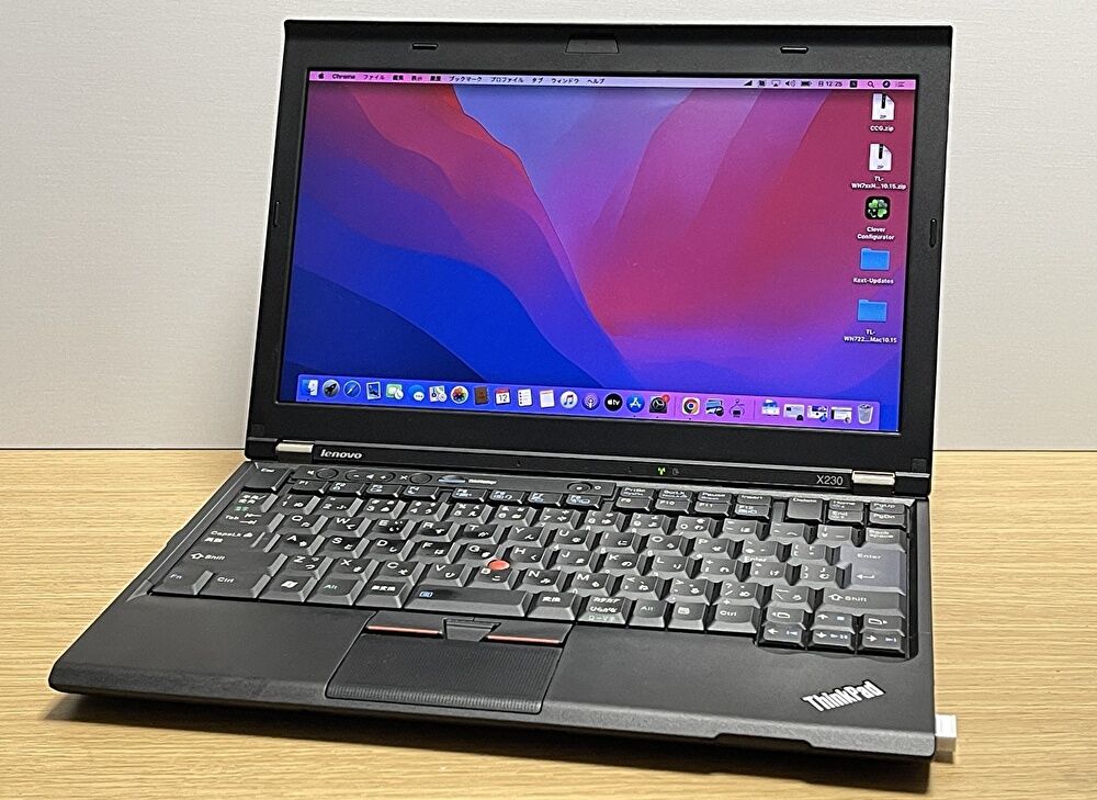 今更ながらに ThinkPad X230をHackintosh、Windows 11とmacOSの