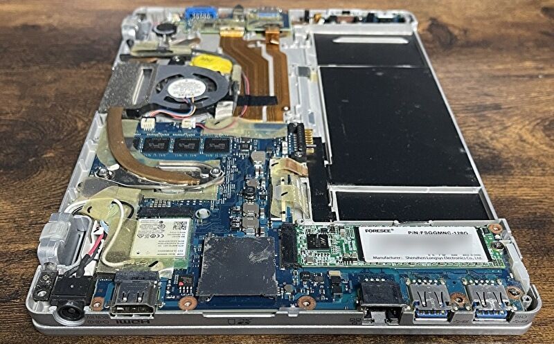 Let's note CF-RZ5、M.2 SATA SSDの取付プロセスと内部の構造 | Win