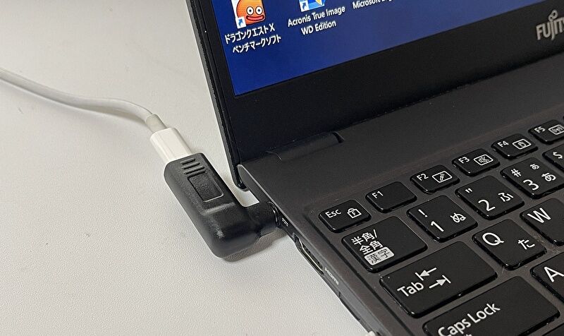 USB PDに非対応のLIFEBOOKを PDトリガーケーブル経由で充電してみた